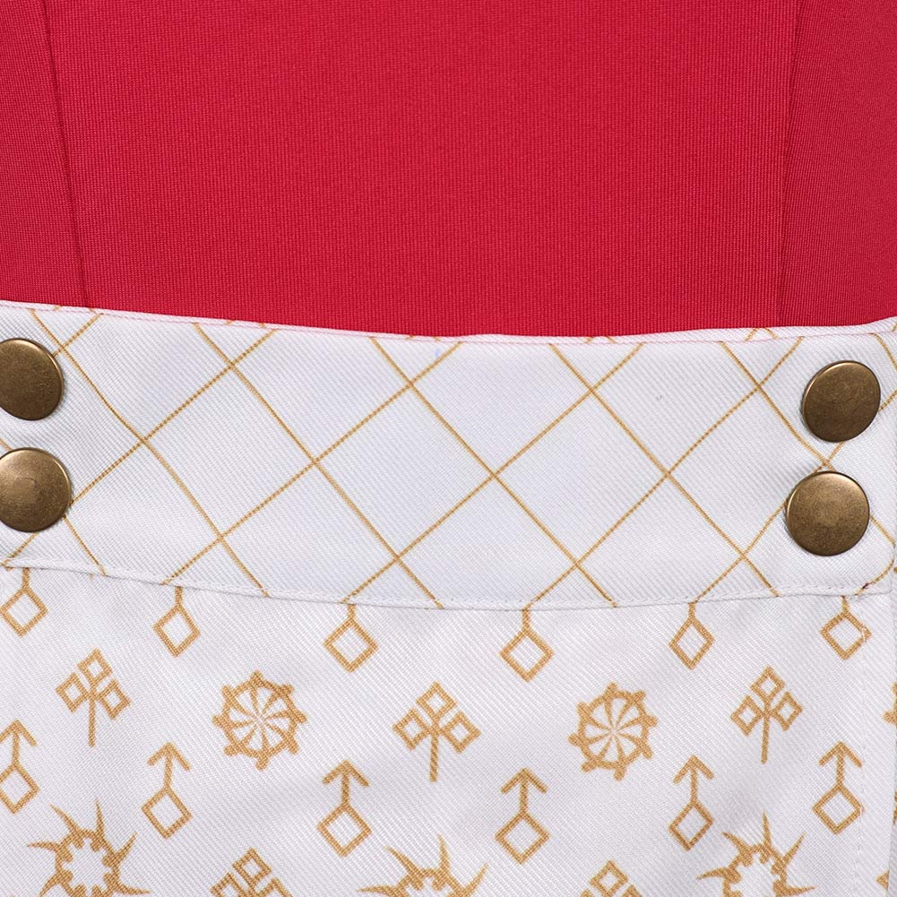 Zombies 4 (2025) Nova White Skirt Outfits Halloween Carnival Party Cosplay Costume