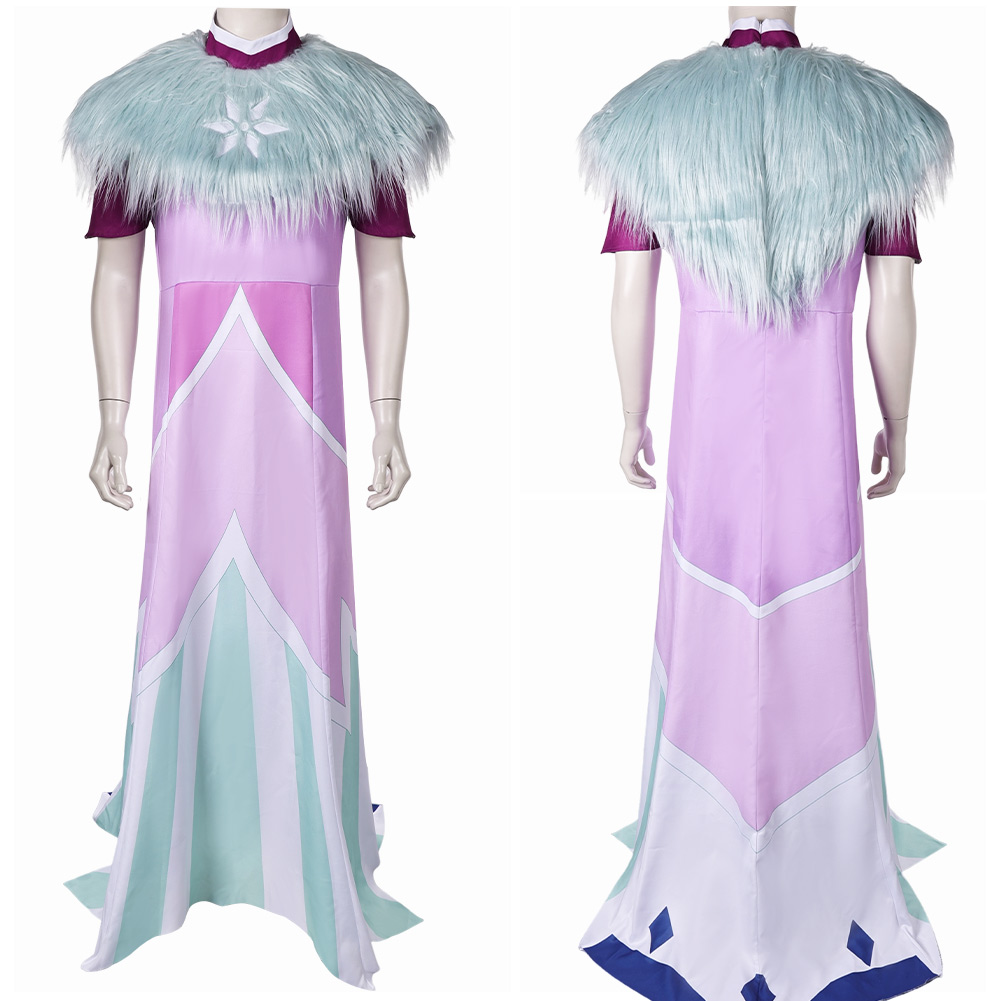 Helluva Boss Season 2 Andrealphus White Robe Outfits Halloween Carnival Cosplay Costume