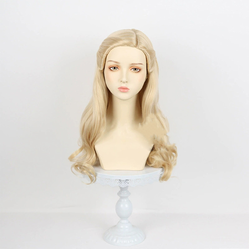 Wicked (2024) Glinda Blond Wig Heat Resistant Synthetic Hair Halloween Cosplay Accessories