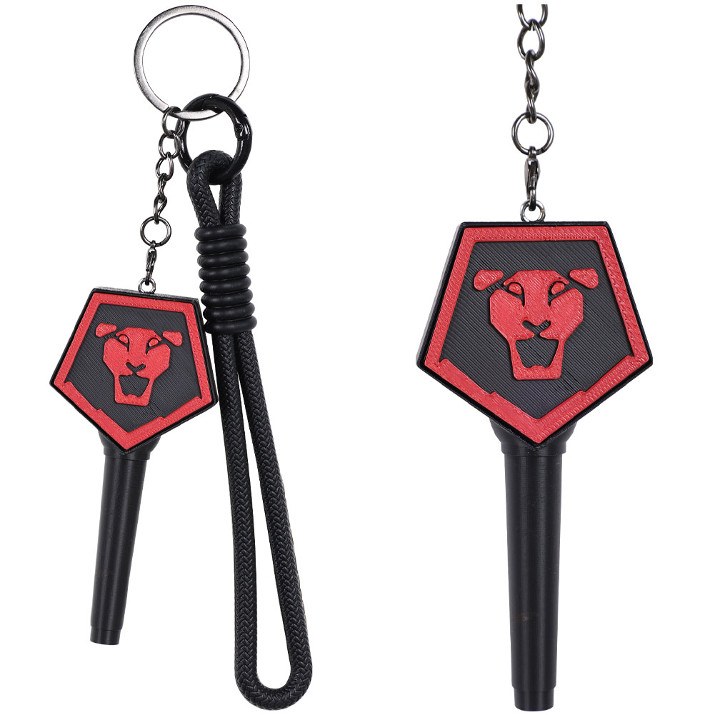 Kpop Demon Hunters Huntrix Saja Boys Fanchant Keychain Halloween Carnival Costume Accessories