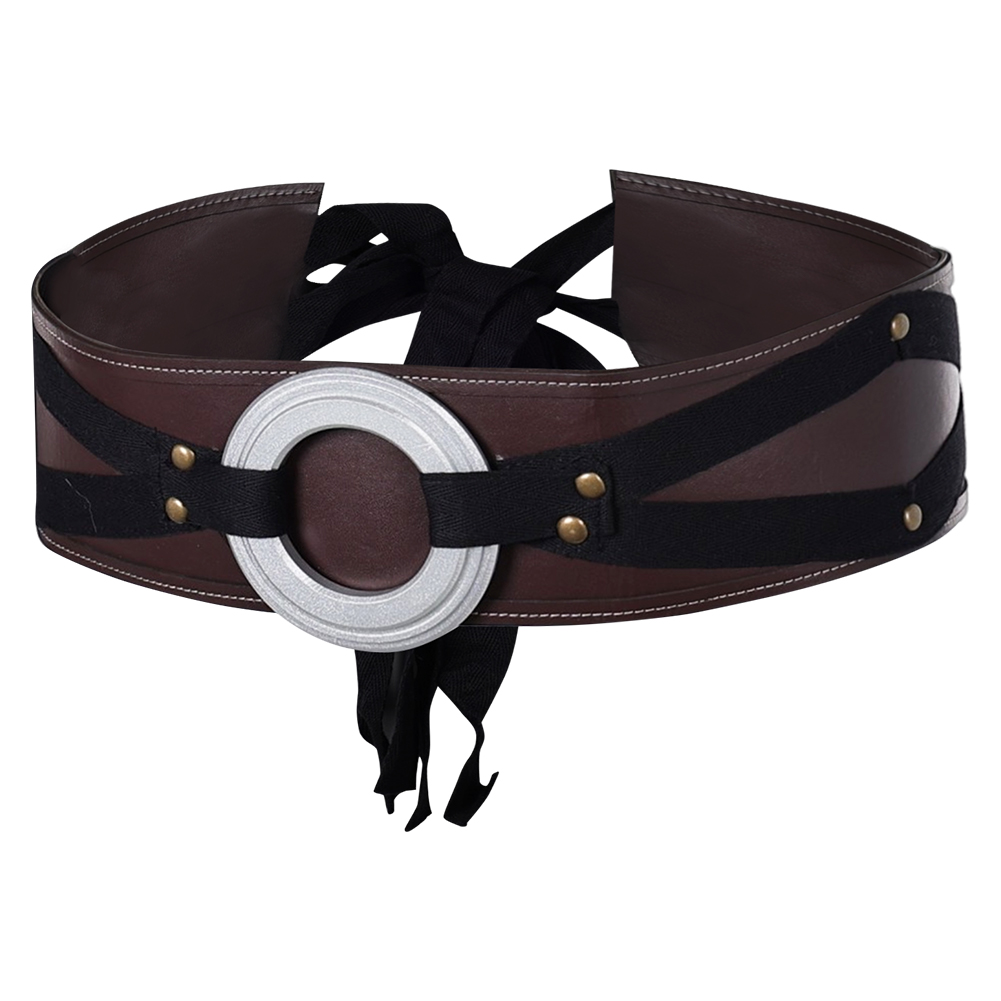 Ahsoka Brown Leather Belt Halloween Carnival Cosplay Costume Accessories
