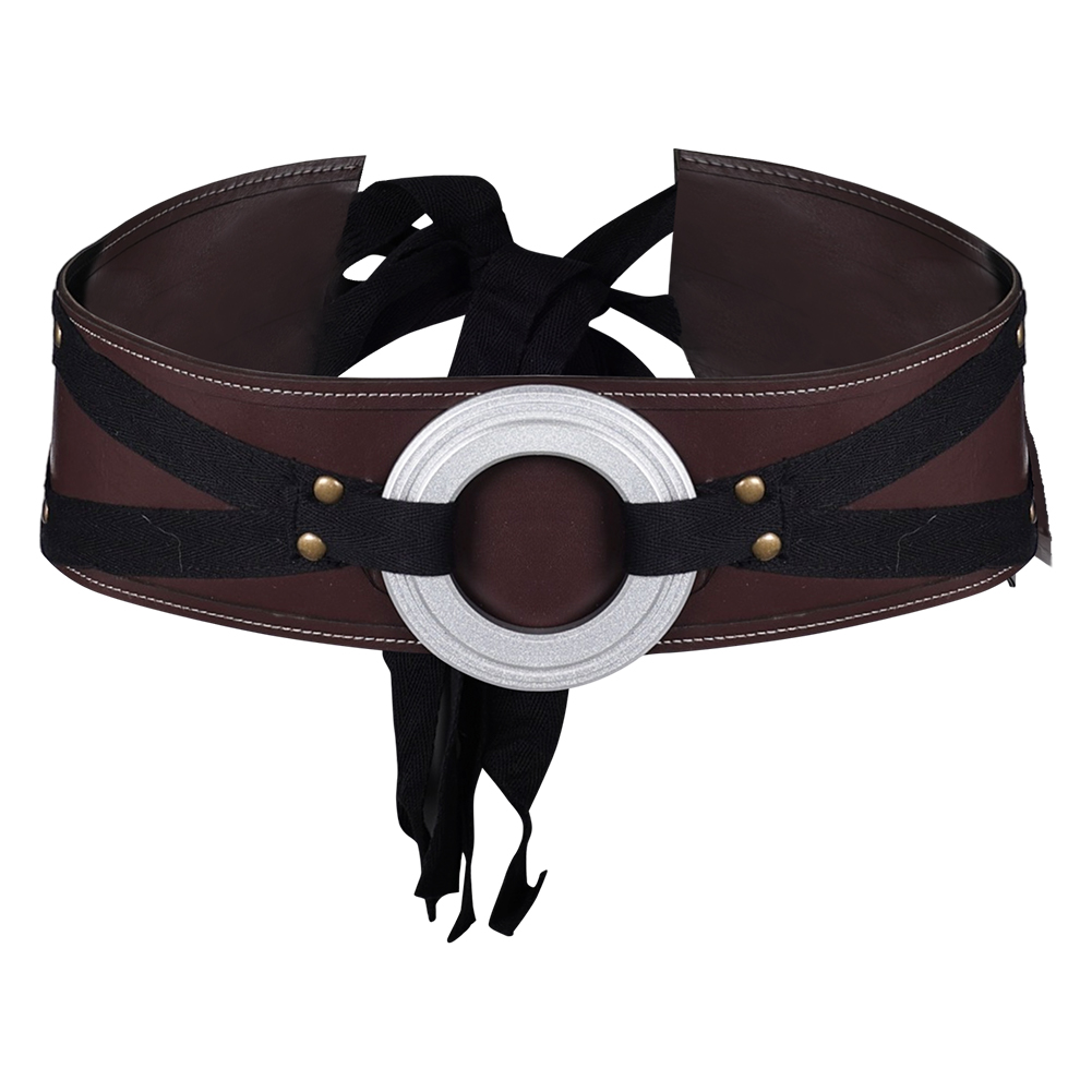 Ahsoka Brown Leather Belt Halloween Carnival Cosplay Costume Accessories
