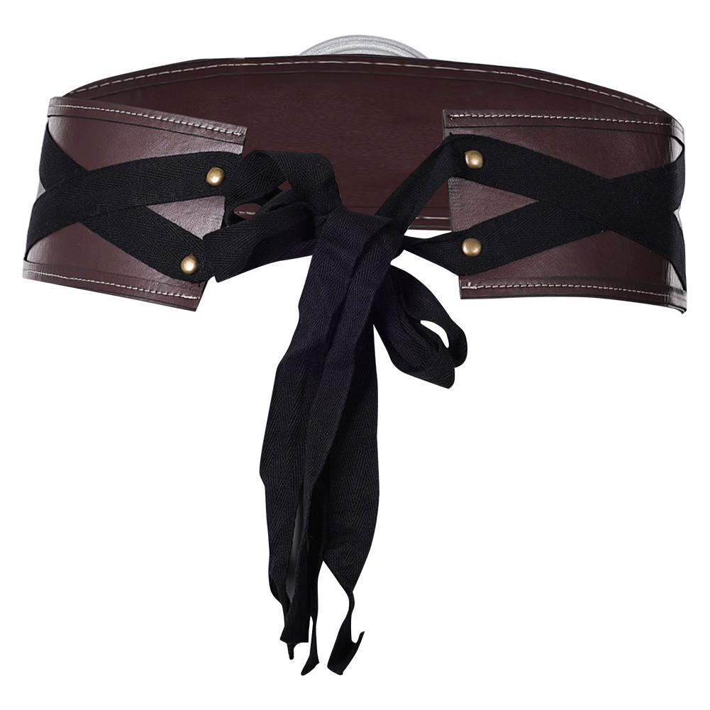 Ahsoka Brown Leather Belt Halloween Carnival Cosplay Costume Accessories