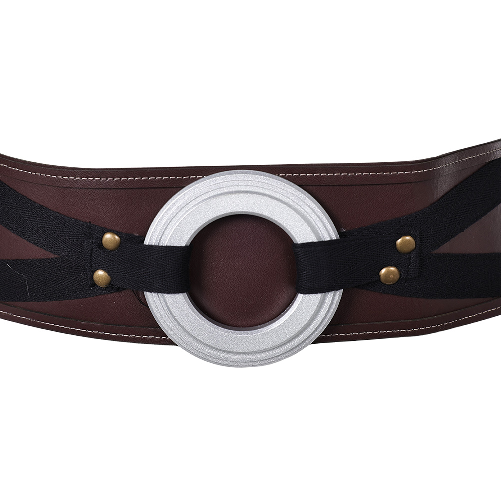 Ahsoka Brown Leather Belt Halloween Carnival Cosplay Costume Accessories