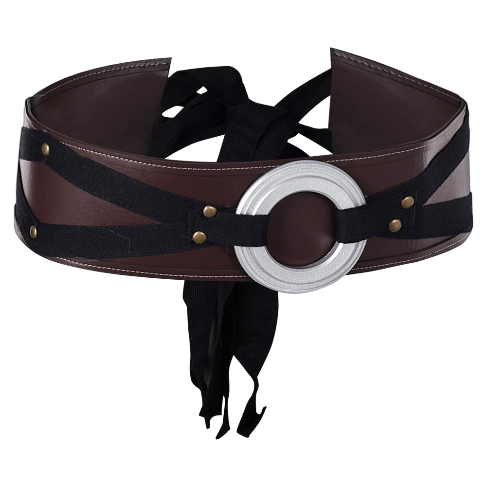 Ahsoka Brown Leather Belt Halloween Carnival Cosplay Costume Accessories
