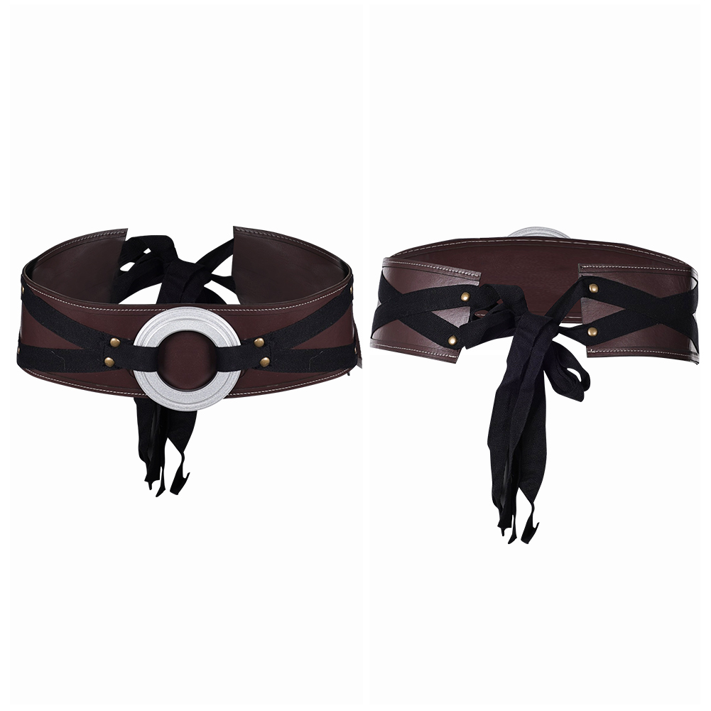 Ahsoka Brown Leather Belt Halloween Carnival Cosplay Costume Accessories