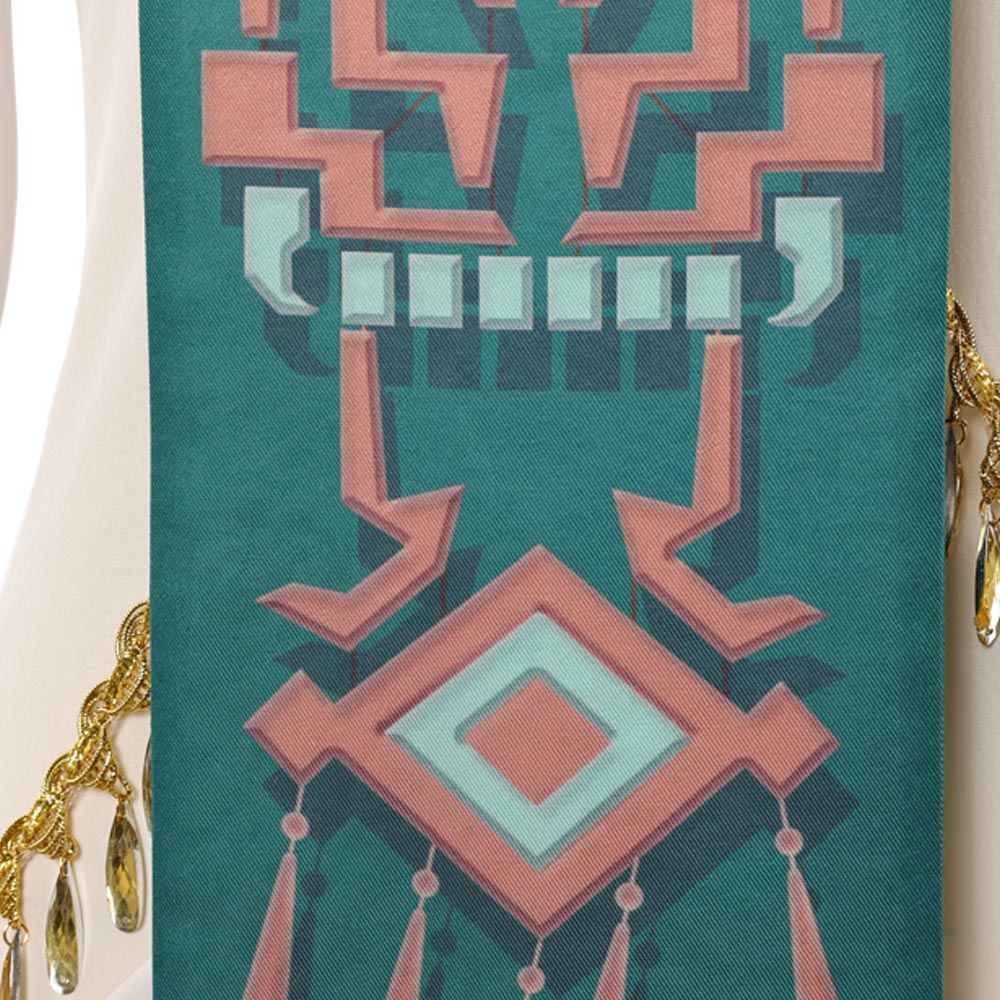 The Legend of Zelda Sonia Green Dress Outfit Halloween Carnival Cosplay Costume