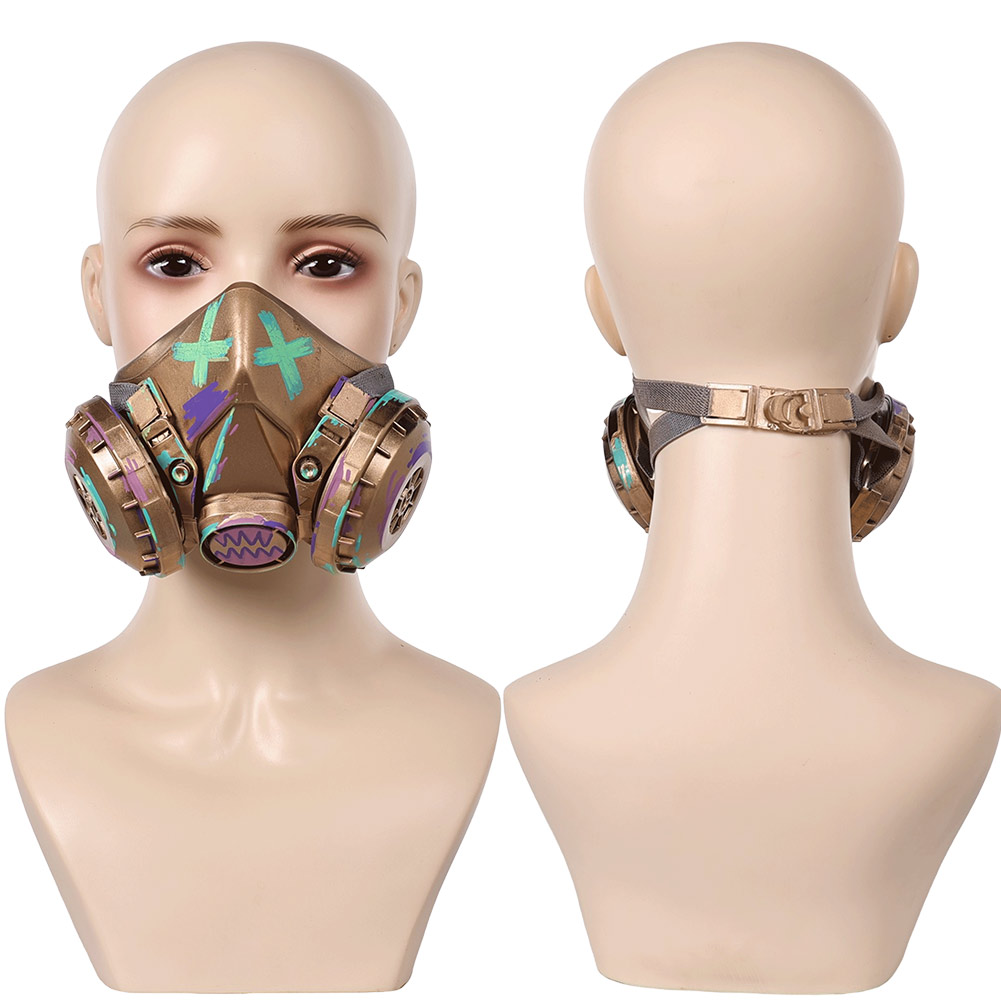 Arcane: League of Legends Season 2 Jinx Mask Halloween Cosplay Costume Accessories