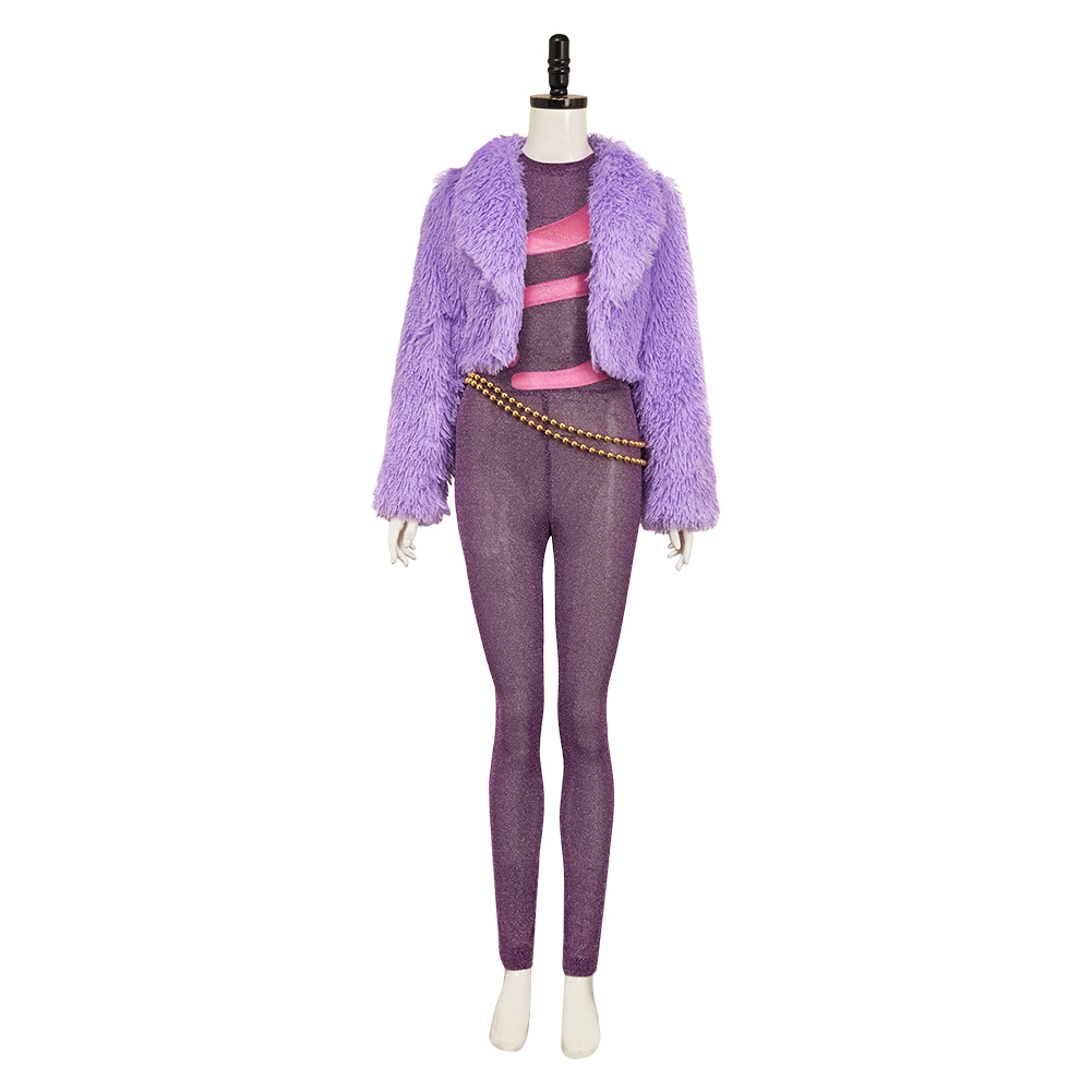 Zootopia 2 Gazelle Purple Plush Outfit Halloween Carnival Cosplay Costume