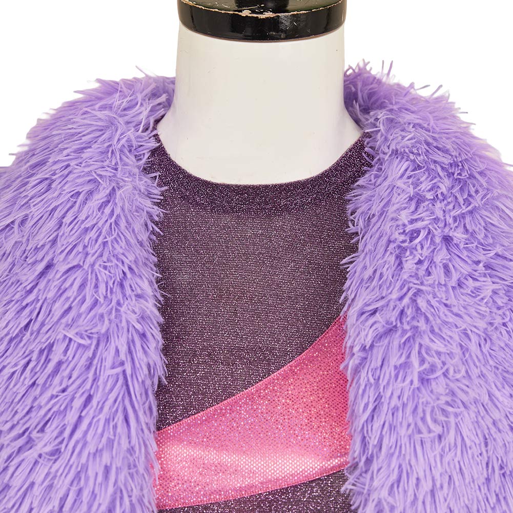 Zootopia 2 Gazelle Purple Plush Outfit Halloween Carnival Cosplay Costume