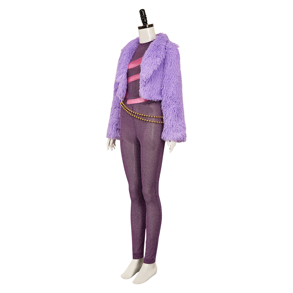 Zootopia 2 Gazelle Purple Plush Outfit Halloween Carnival Cosplay Costume