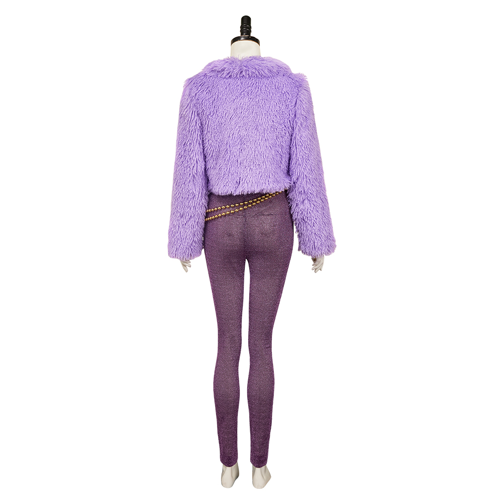 Zootopia 2 Gazelle Purple Plush Outfit Halloween Carnival Cosplay Costume