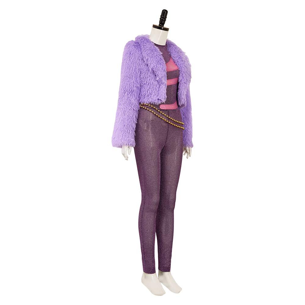 Zootopia 2 Gazelle Purple Plush Outfit Halloween Carnival Cosplay Costume