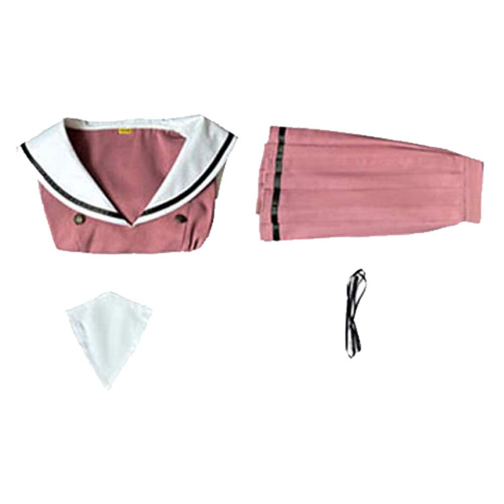 The Fragrant Flower Blooms With Dignity Kaori Kurigu Pink School Unifrom JK Halloween Carnival Party Cosplay Costume