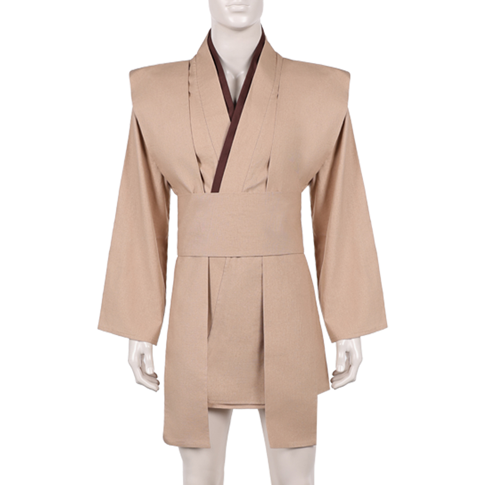 Jedi Knight Brown Outfit Halloween Carnival Cosplay Costume