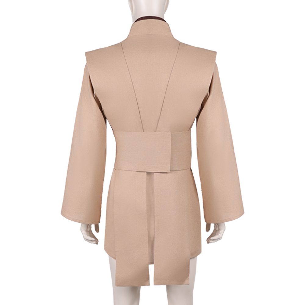 Jedi Knight Brown Outfit Halloween Carnival Cosplay Costume