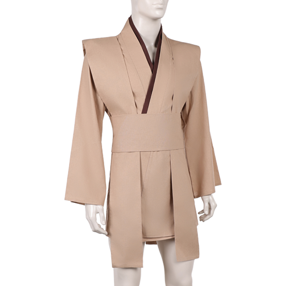 Jedi Knight Brown Outfit Halloween Carnival Cosplay Costume