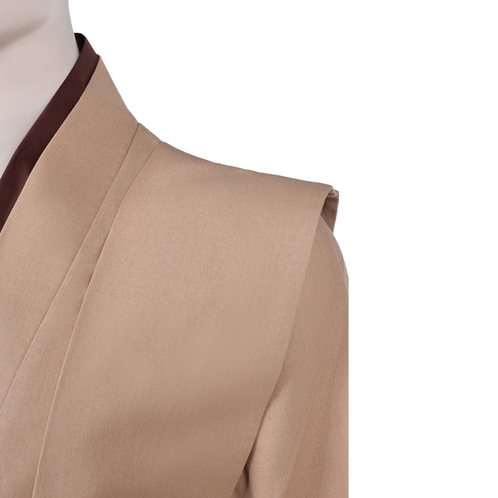 Jedi Knight Brown Outfit Halloween Carnival Cosplay Costume