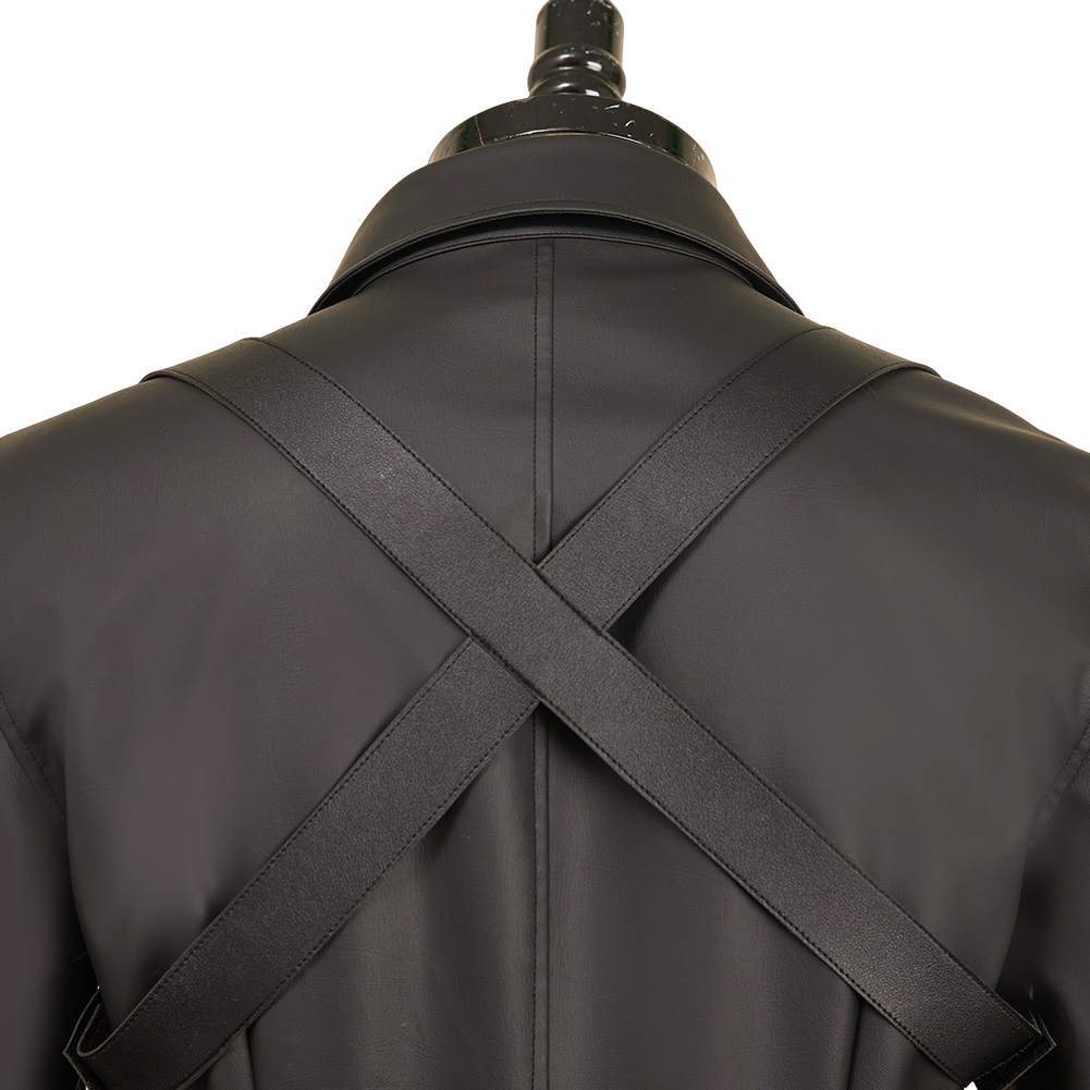 Thunderbolts (2025) Bucky Barnes Men Black Leather Jacket Halloween Carnival Party Cosplay Costume