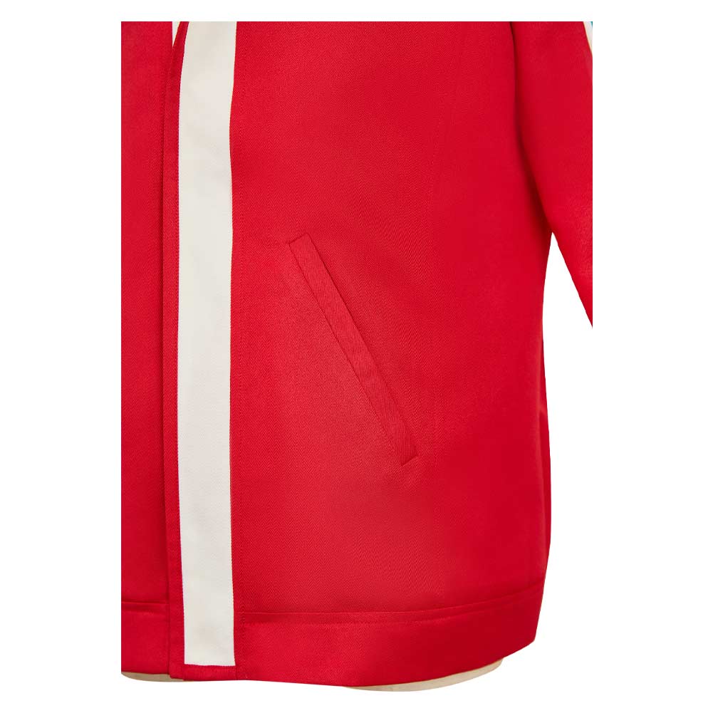 Dandadan Momo Ayase Red Jacket Outfits Halloween Carnival Cosplay Costume