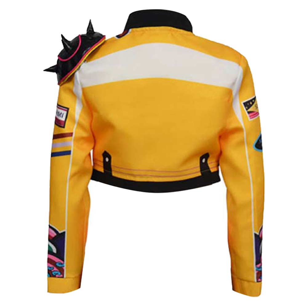 Kpop Demon Hunters Rumi Yellow Jacket For Kids Children Halloween Carnival Party Cosplay Costume