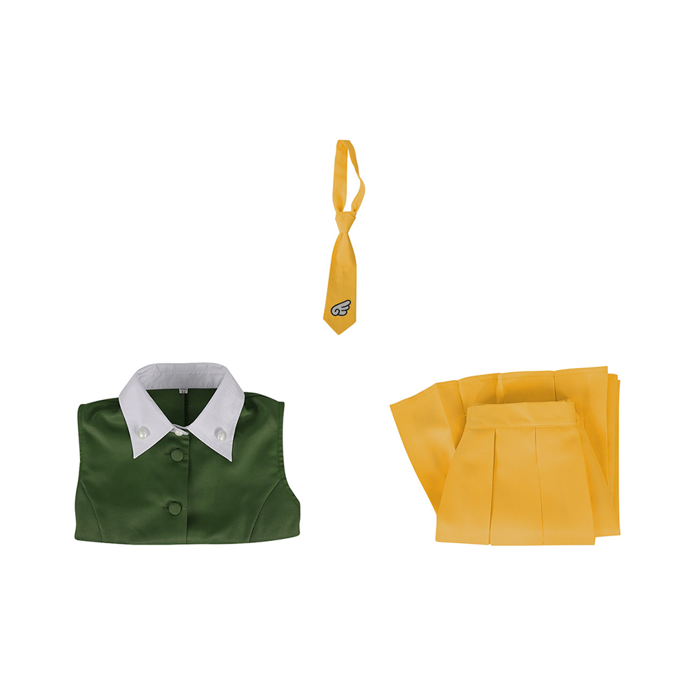 Cardcaptor Sakura Sakura Kinomoto Green Skirt Set Halloween Carnival Party Cosplay Costume