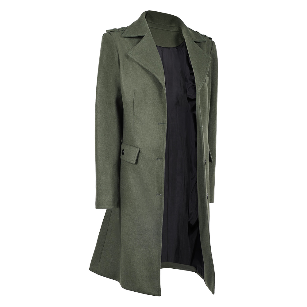 John Wick 5 (2025) Eve Macarro Woman Green Coat Outfits Halloween Carnival Cosplay Costume