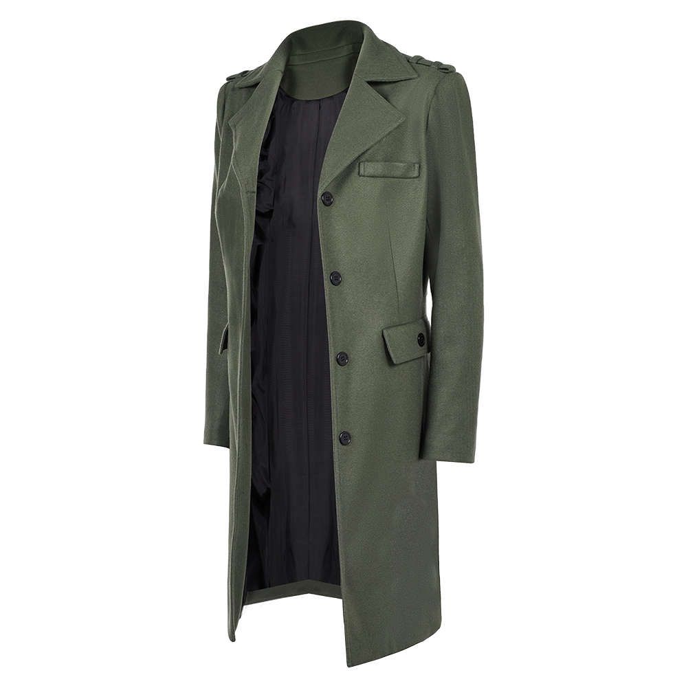John Wick 5 (2025) Eve Macarro Woman Green Coat Outfits Halloween Carnival Cosplay Costume