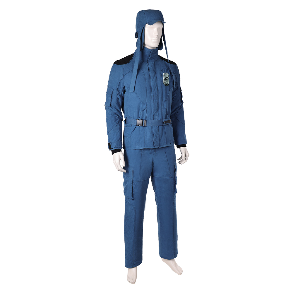 Mickey17 (2025) Mickey Blue Uniform Outfits Halloween Carnival Cosplay Costume