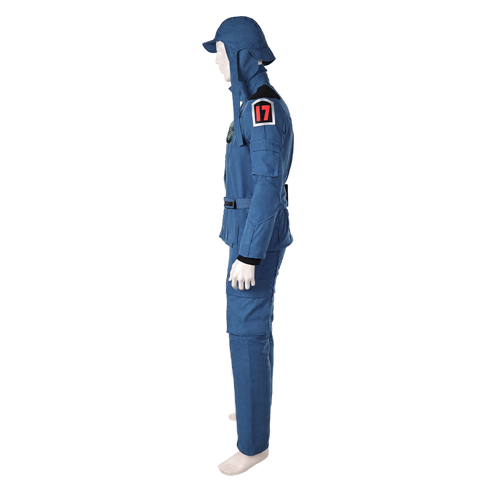 Mickey17 (2025) Mickey Blue Uniform Outfits Halloween Carnival Cosplay Costume