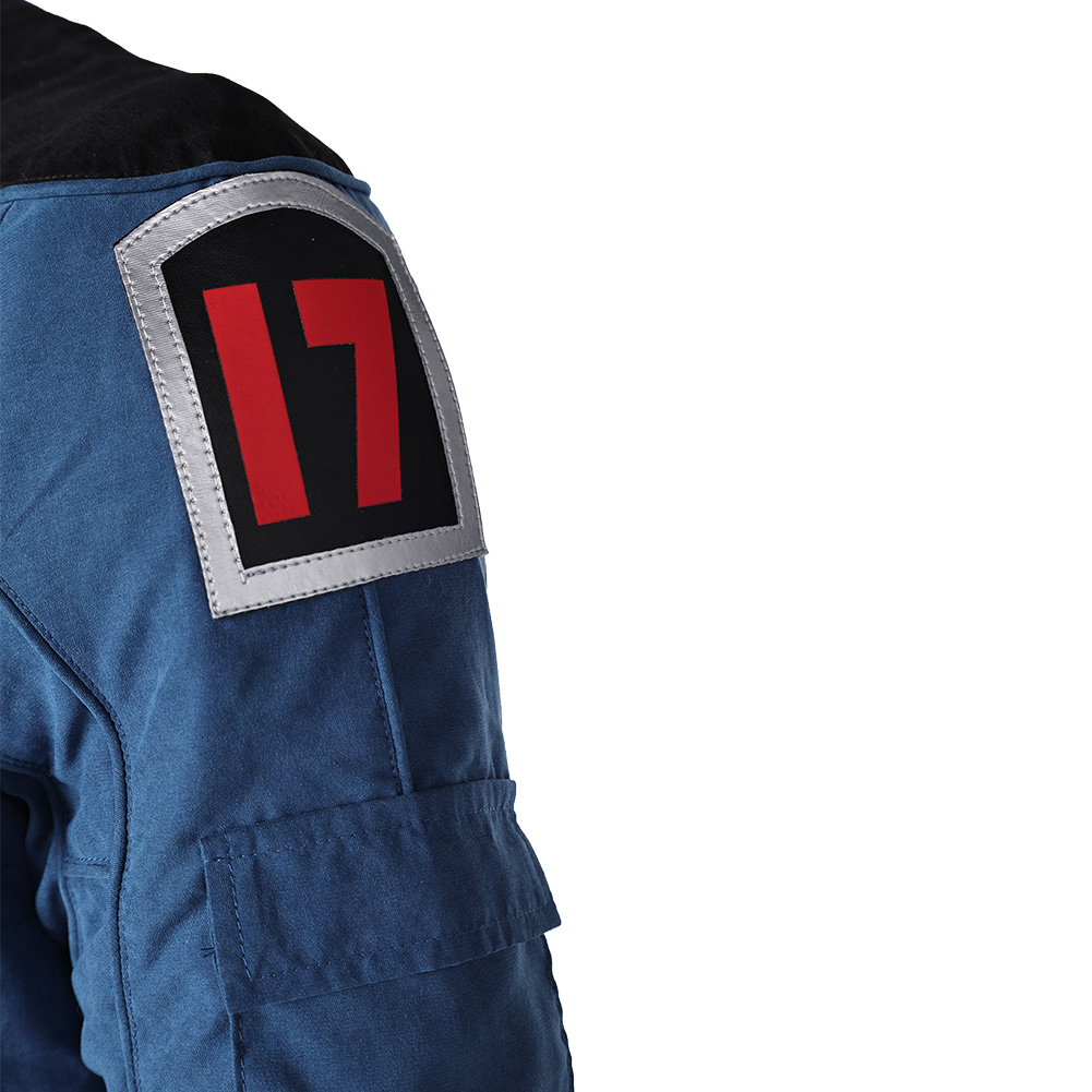 Mickey17 (2025) Mickey Blue Uniform Outfits Halloween Carnival Cosplay Costume