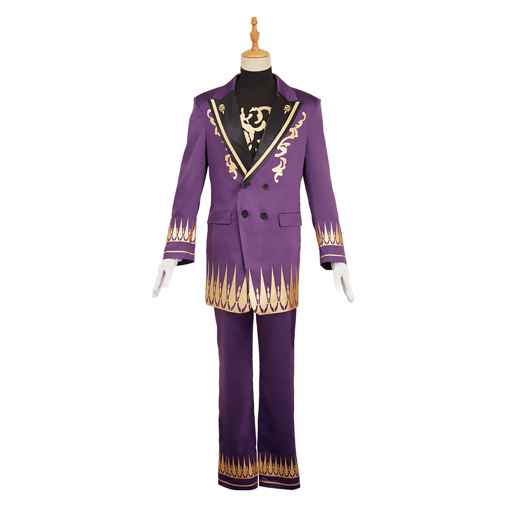 Tokyo Avengers Haitani Ran Purple Suit Outfits Halloween Carnival Cosplay Costume
