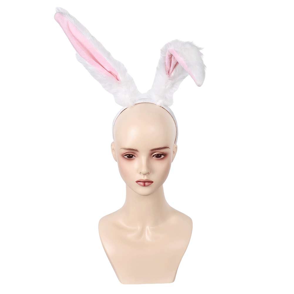 League of Legends Isha Bunny Ears Headband Halloween Carnival Costume Accessories