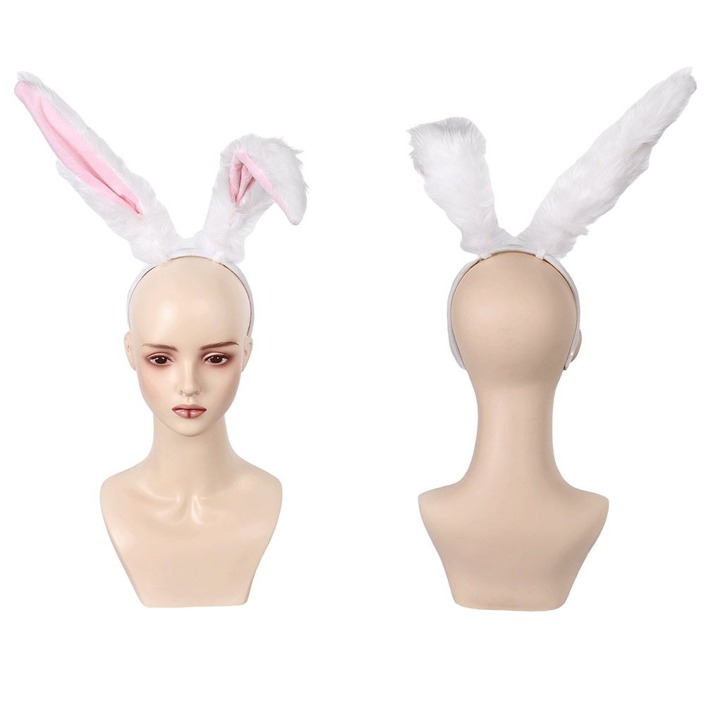 League of Legends Isha Bunny Ears Headband Halloween Carnival Costume Accessories