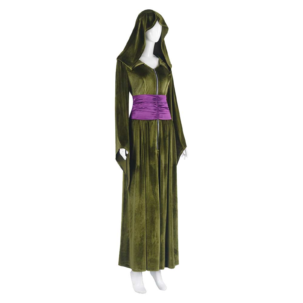 SW Padmé Amidala Green Long Dress Outfits Halloween Carnival Cosplay Costume