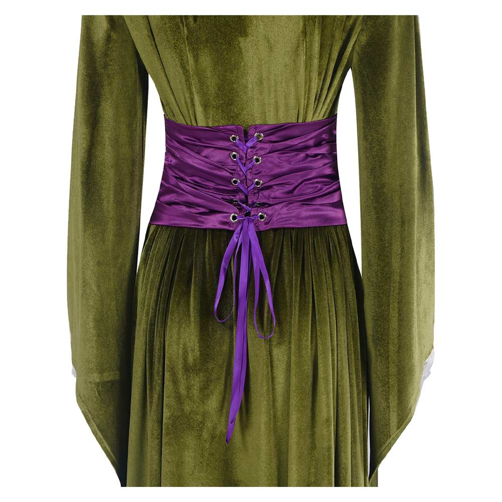SW Padmé Amidala Green Long Dress Outfits Halloween Carnival Cosplay Costume