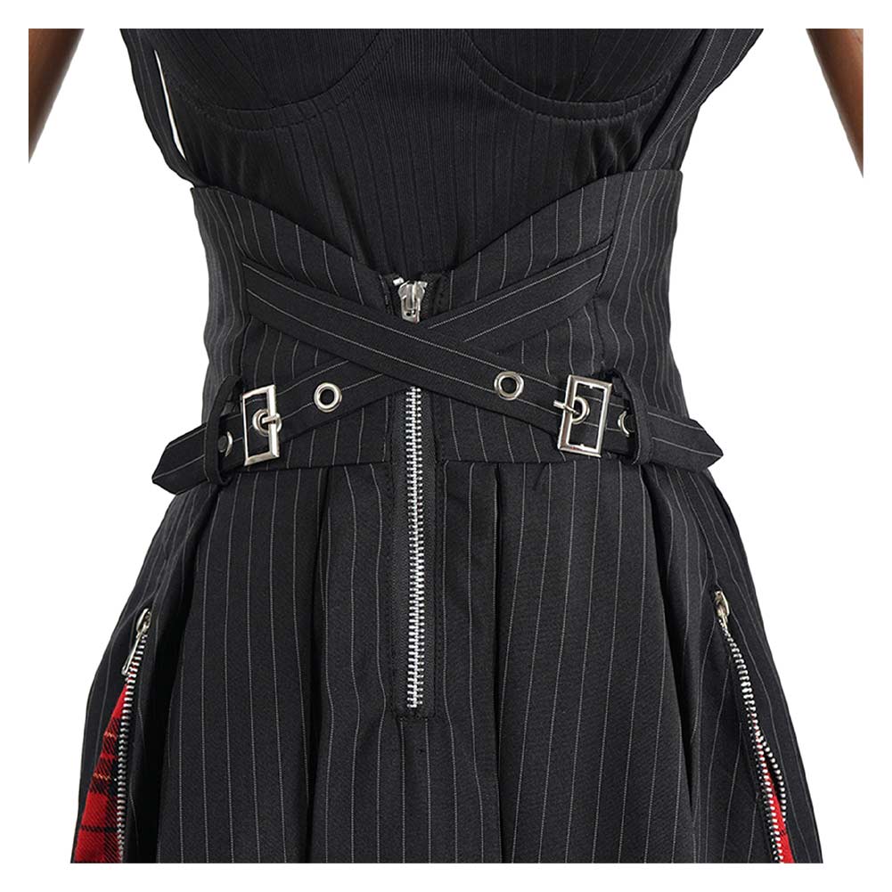 Death Note Misa Amane Women Black Goth Girl Skirt Outfits Halloween Carnival Party Cosplay Costume