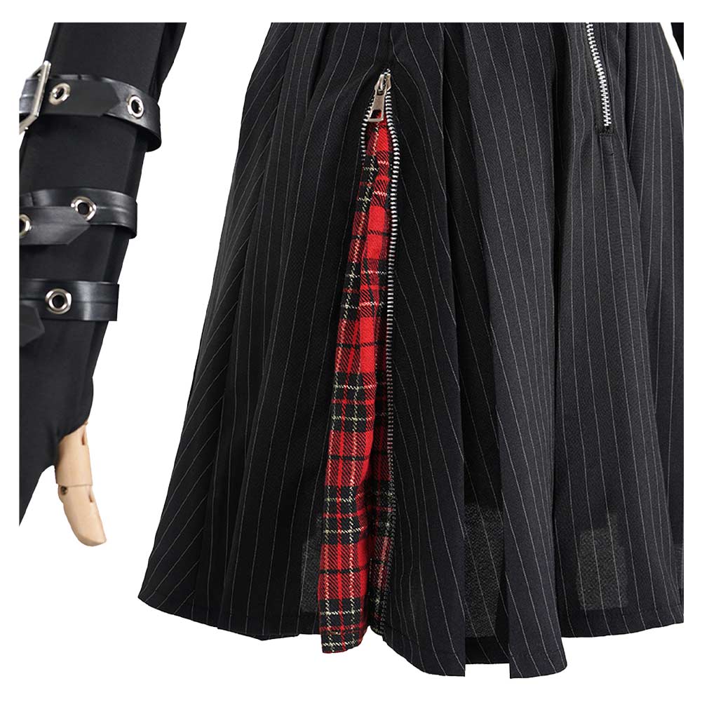Death Note Misa Amane Women Black Goth Girl Skirt Outfits Halloween Carnival Party Cosplay Costume