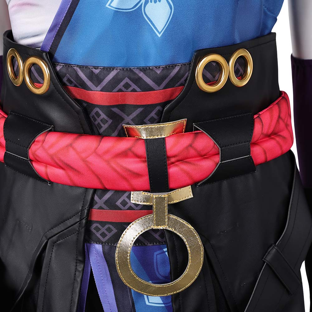 Rivals Psylocke Women Blue Dress Outfits Halloween Carnival Cosplay Costume