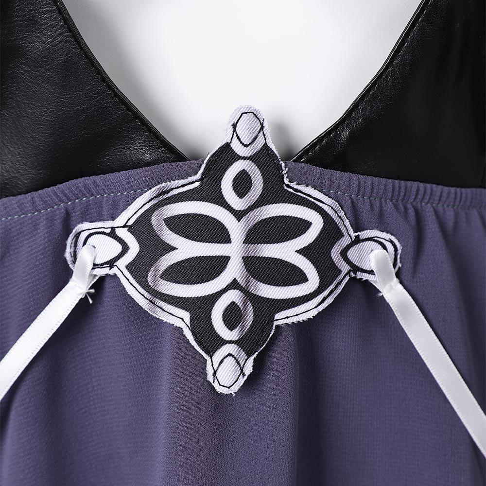 Stellar Blade Eve Nier Crossover Women Purple Outfits Halloween Carnival Cosplay Costume