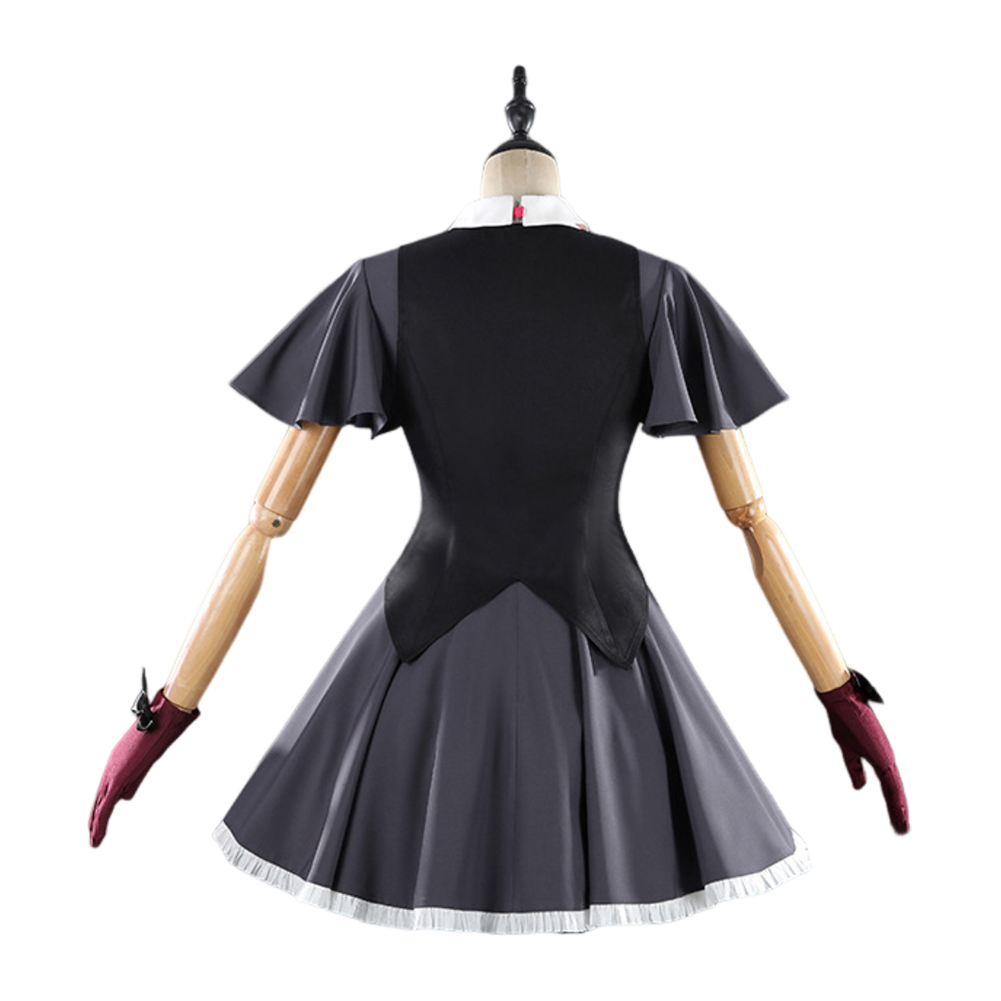 Oshi no Ko Rubii Hoshino Women Black Dress Outfits Halloween Carnival Cosplay Costume