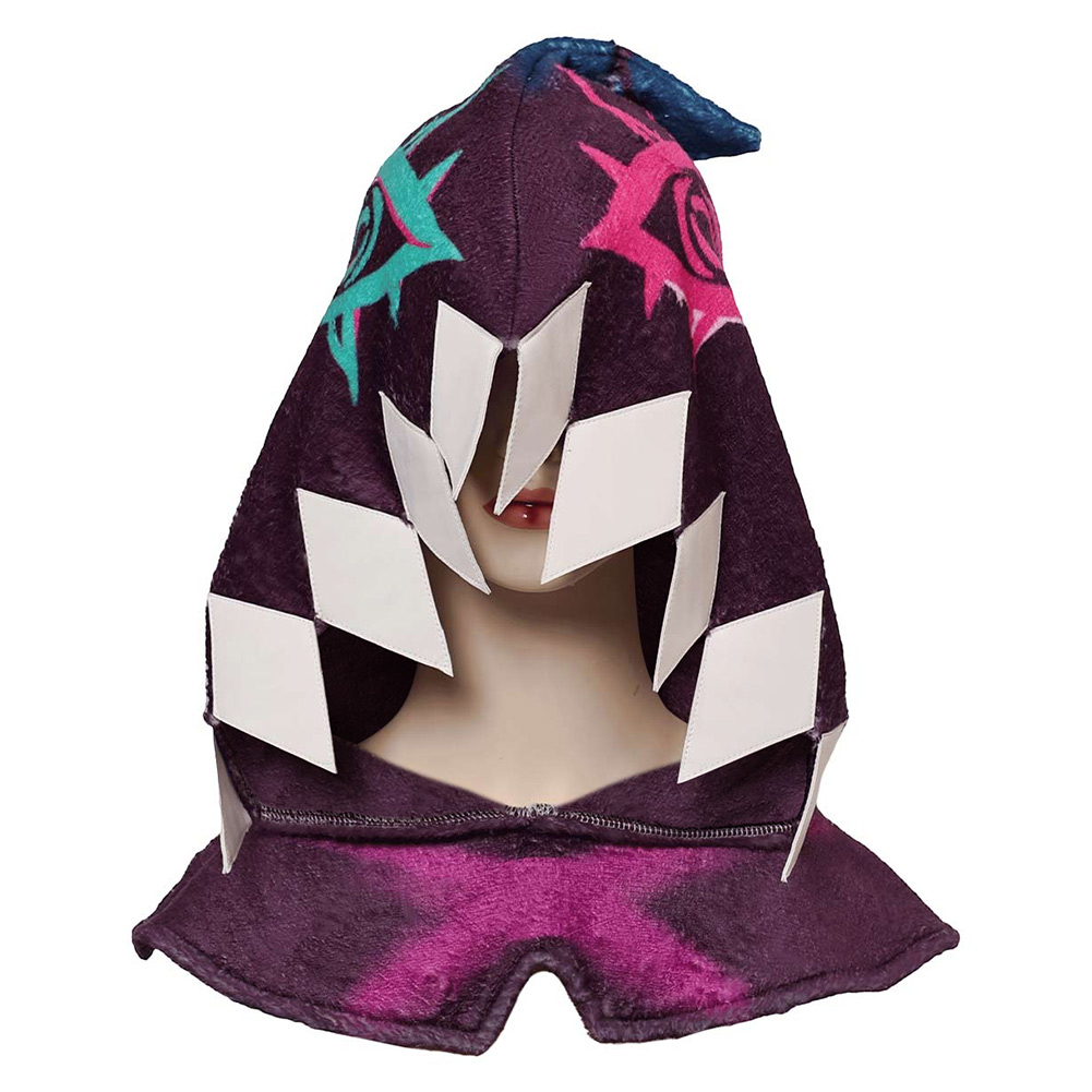 Arcane: League of Legends Jinx Hood Hat Original Design Halloween Carnival Costume Accessories-UUstyles®