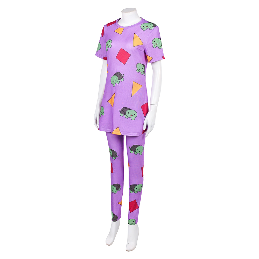 Kpop Demon Hunters Zoey Turtle Pajamas Sleepwear Halloween Carnival Party Cosplay Costume