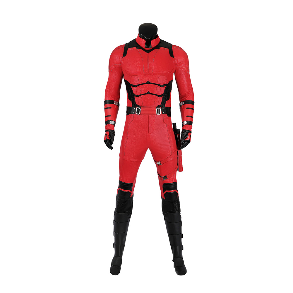 Daredevil: Born Again(2025) Matthew Murdock Red Jumpsuit Outfits Halloween Carnival Cosplay Costume