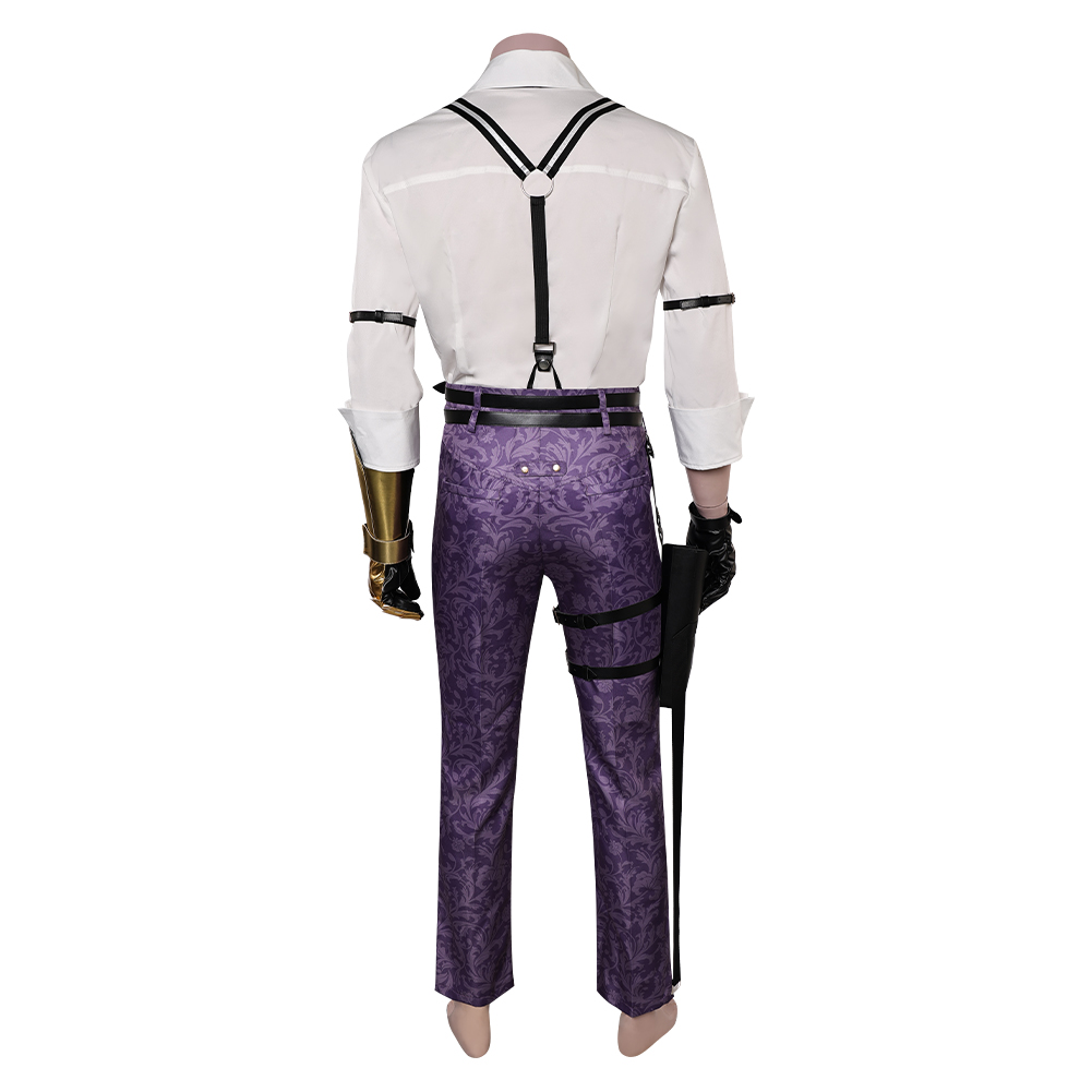 Final Fantasy VII Vincent Valentine Suit Outfits Halloween Carnival Cosplay Costume