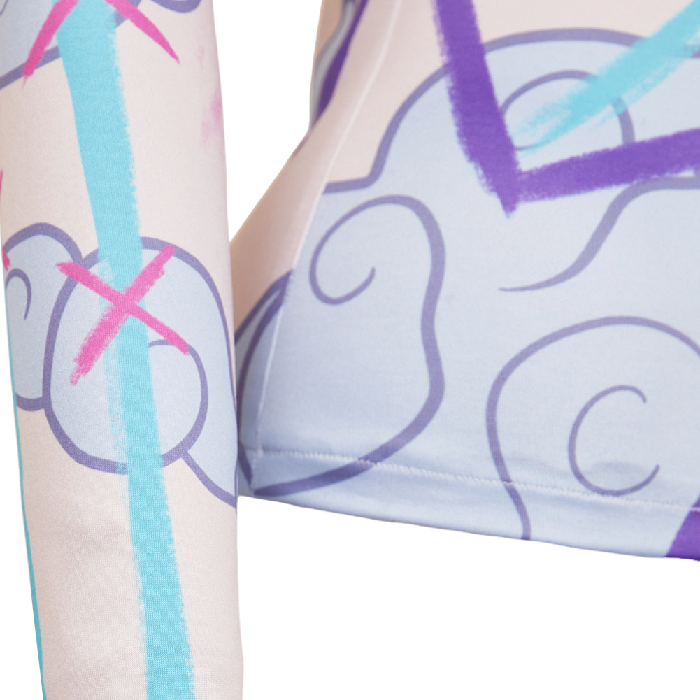 Arcane Jinx Printed Graffti Top Shirt Outfits Halloween Carnival Cosplay Costume