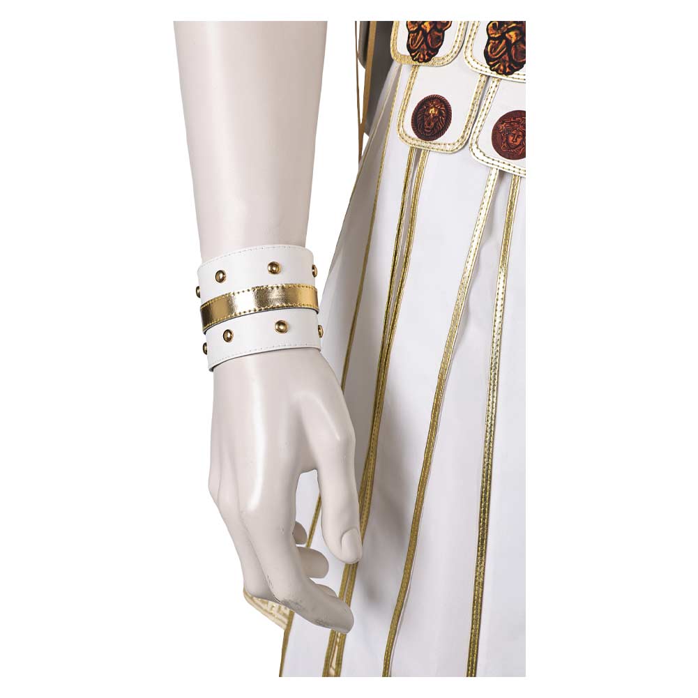 Gladiator 2 (2024) Marcus Acacius White Outfits Halloween Carnival Cosplay Costume
