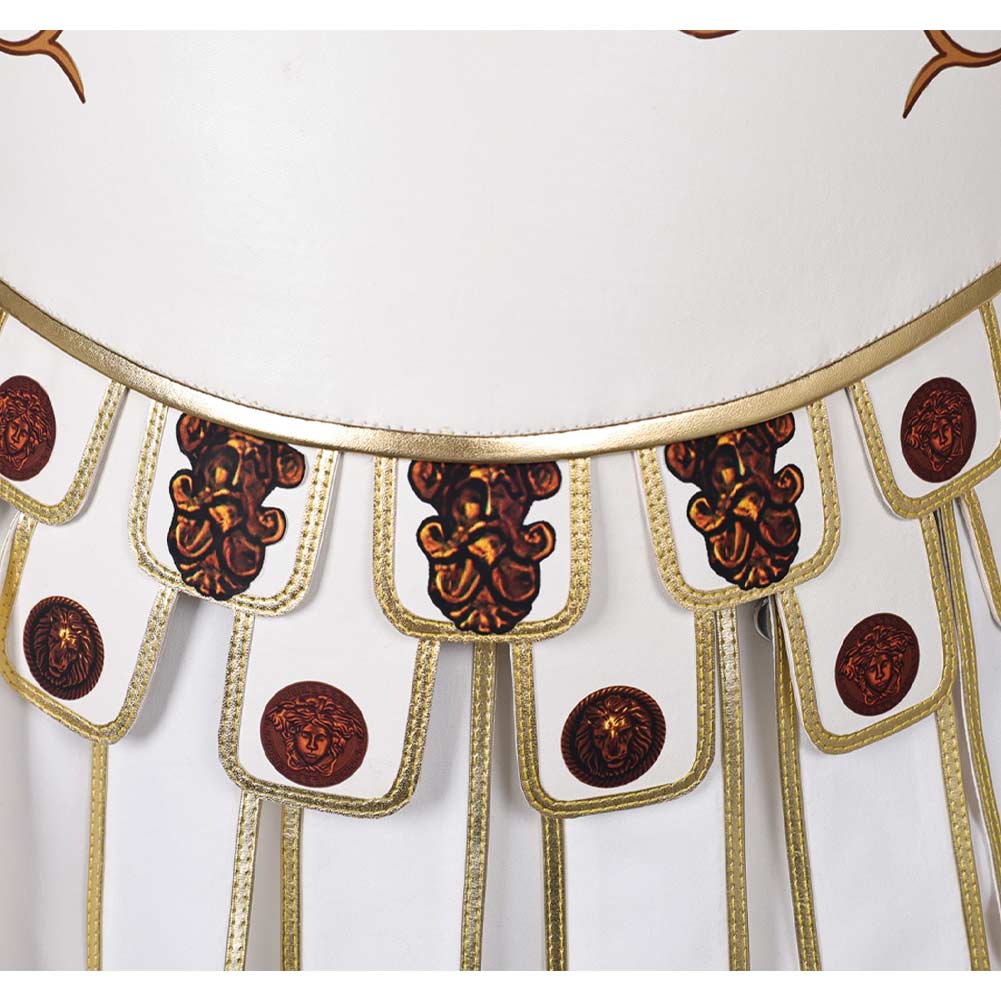 Gladiator 2 (2024) Marcus Acacius White Outfits Halloween Carnival Cosplay Costume