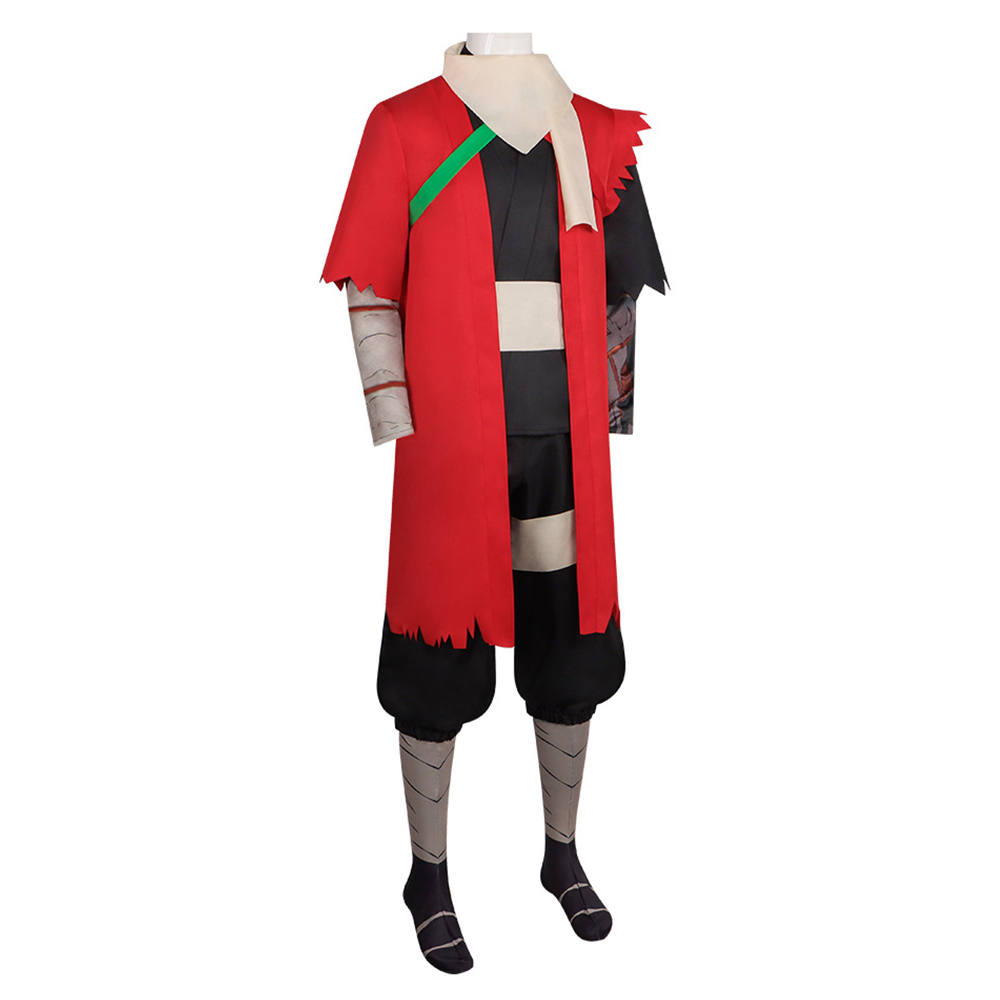 Sekiro: No Defeat Sekiro Red Outfit Halloween Carnival Cosplay Costume