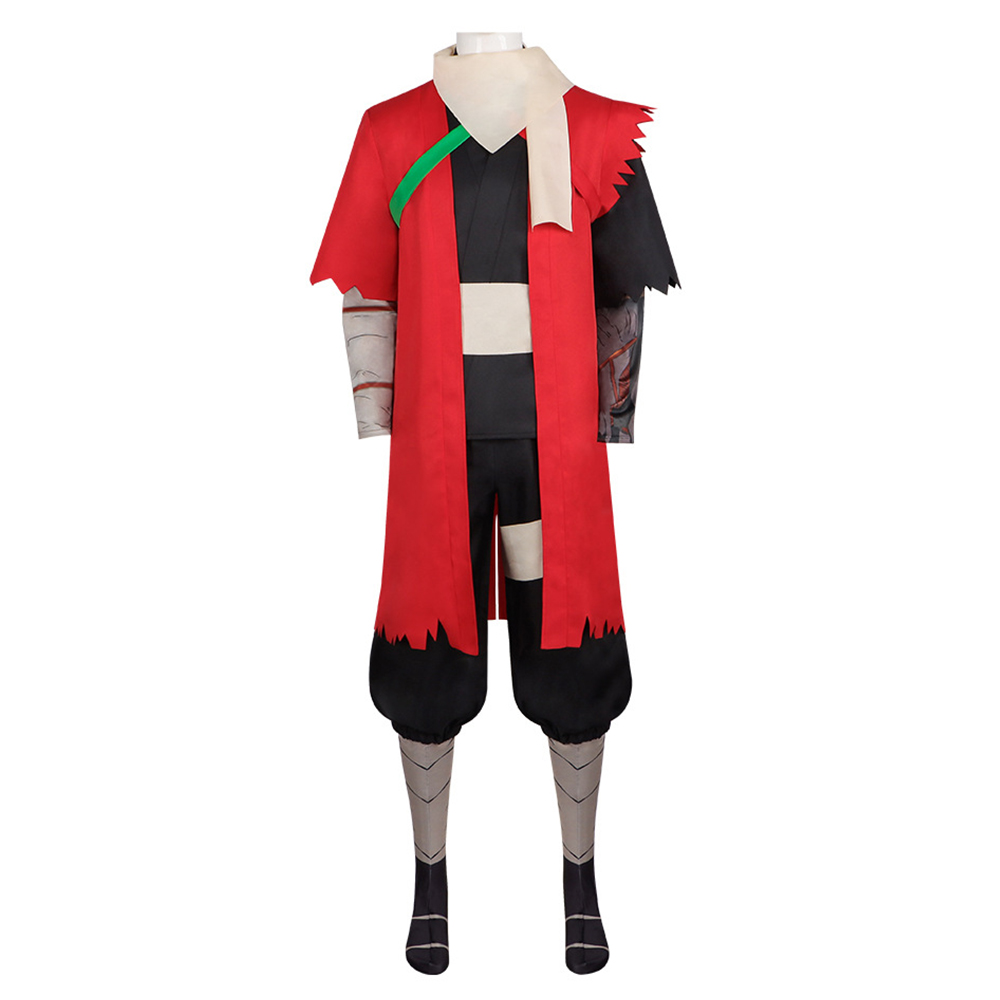 Sekiro: No Defeat Sekiro Red Outfit Halloween Carnival Cosplay Costume